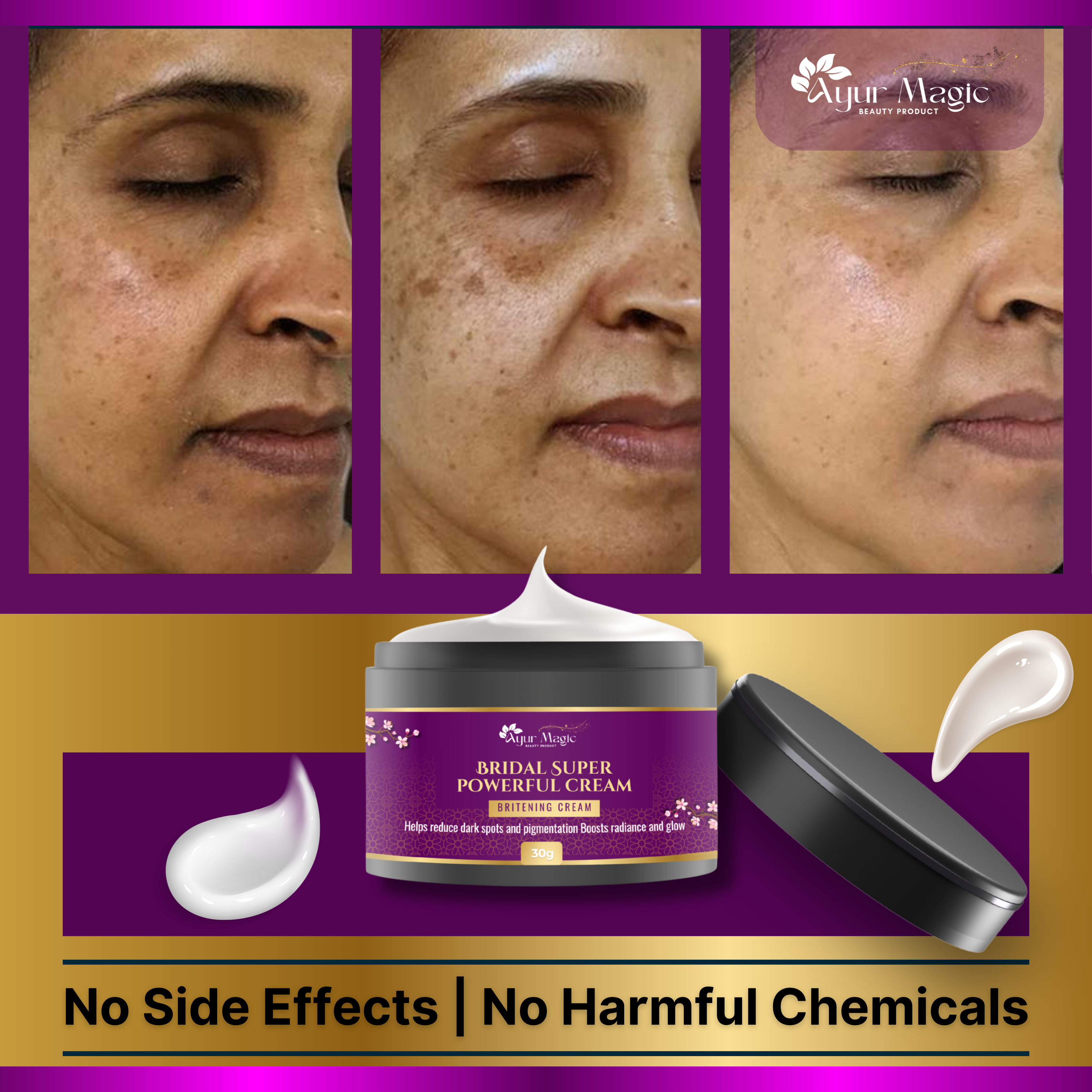 Ayur Magic Bridal Super Powerful Cream for Face (40gm)